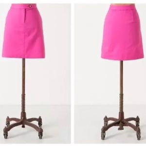 Anthropologie Vanessa Virginia Pink Mini Skirt